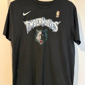 Nike Timberwolves Black Tee